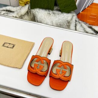 Gucci mid-heel slippers