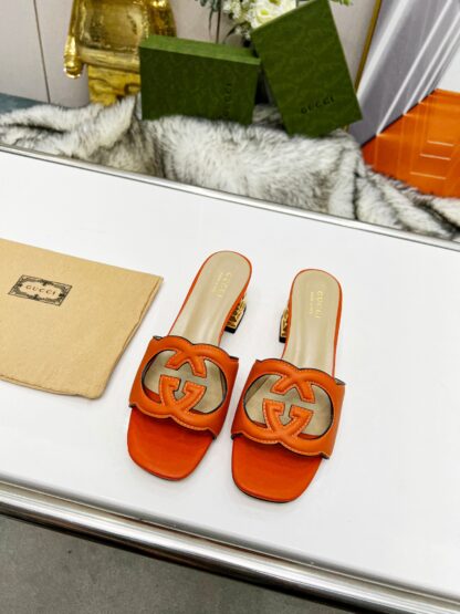Gucci mid-heel slippers