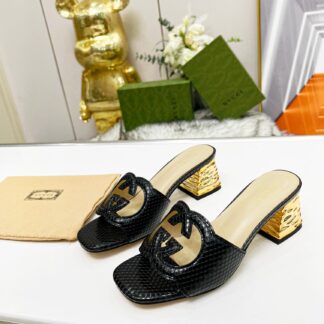 Gucci mid-heel slippers
