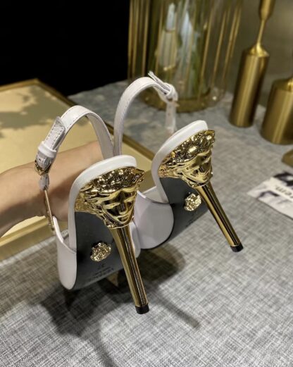 VERSACE SHOULDER HIGH HEEL SANDALS - Image 9