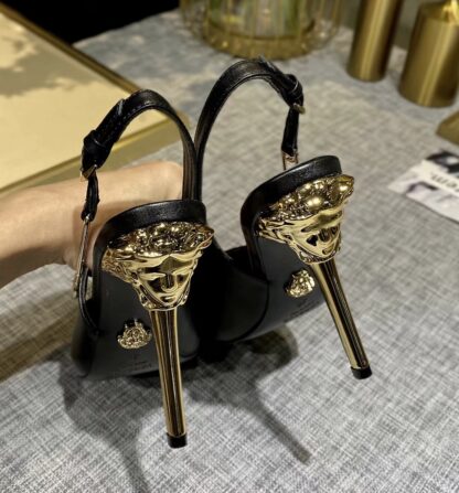 VERSACE SHOULDER HIGH HEEL SANDALS - Image 9