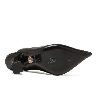 VERSACE rhinestone high heel sandals - Image 9