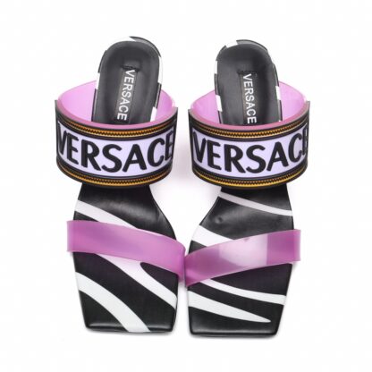 VERSACE new color matching high heel sandals - Image 9