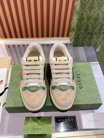 Gucci retro distressed elements, washed retro logo casual shoes on the tongue - Image 9