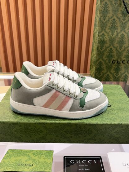 Gucci retro distressed elements, washed retro logo casual shoes on the tongue - Image 9