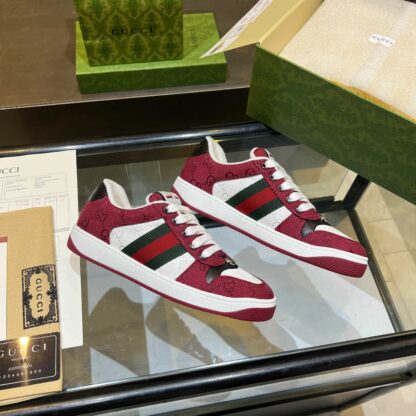 Gucci retro distressed elements, washed retro logo casual shoes on the tongue - Image 9