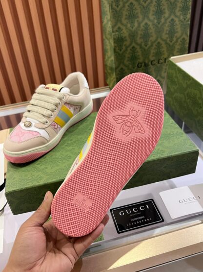 Gucci retro distressed elements, washed retro logo casual shoes on the tongue - Image 9