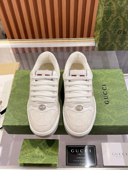 Gucci retro distressed elements, washed retro logo casual shoes on the tongue - Image 9