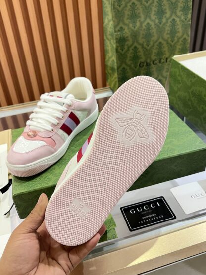 Gucci retro distressed elements, washed retro logo casual shoes on the tongue - Image 9