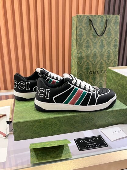 Gucci retro distressed elements, washed retro logo casual shoes on the tongue - Image 9