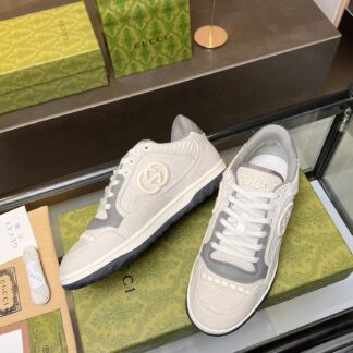 Gucci Early Spring Latest Hot 80 Couples Casual Retro Distressed White Shoes