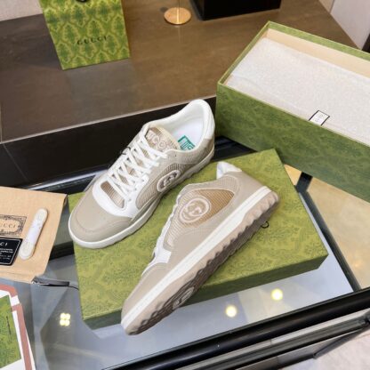 Gucci Early Spring Latest Hot 80 Couples Casual Retro Distressed White Shoes - Image 8