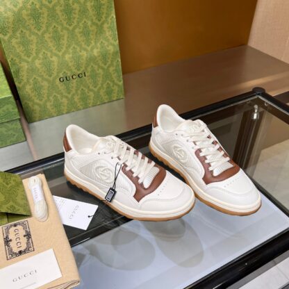 Gucci Early Spring Latest Hot 80 Couples Casual Retro Distressed White Shoes - Image 9