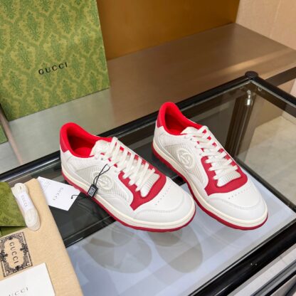 Gucci Early Spring Latest Hot 80 Couples Casual Retro Distressed White Shoes - Image 9