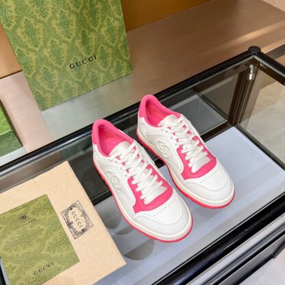 Gucci Early Spring Latest Hot 80 Couples Casual Retro Distressed White Shoes - Image 9