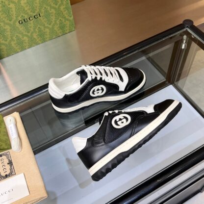 Gucci Early Spring Latest Hot 80 Couples Casual Retro Distressed White Shoes - Image 9