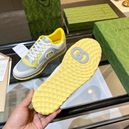 Gucci Early Spring Latest Hot 80 Couples Casual Retro Distressed White Shoes - Image 9