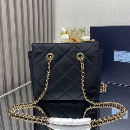 PradaVintage vintage chain diamond hobo bag - Image 9