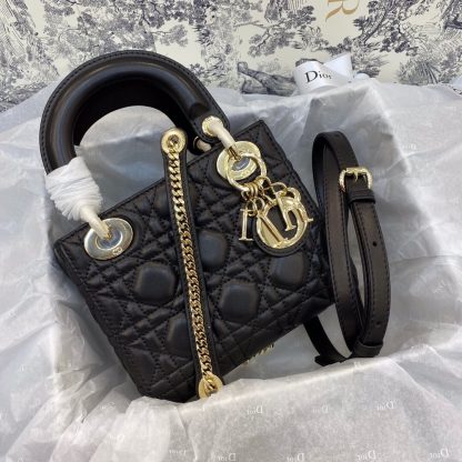 Dior lady mini classic bag - Image 9