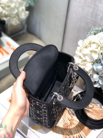 Dior Silk Diamond Princess Diana Bag - Image 9