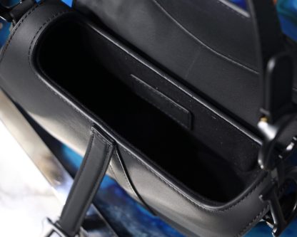 Dior saddle all black series saddle bag - Image 9