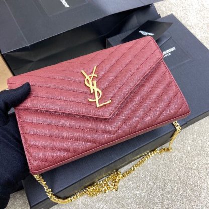 Ysl caviar pattern envelope bag - Image 9