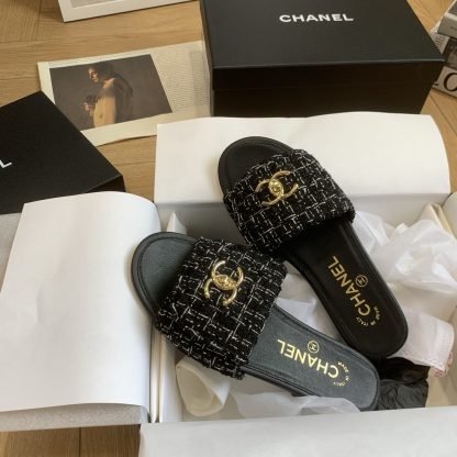 Chanel Early Autumn New High Fashion Sweet Flip Flops - Image 9
