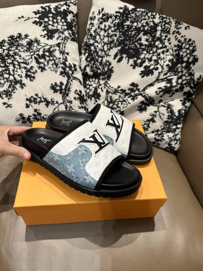 Louis Vuitton cowhide flip flops - Image 9