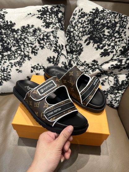 Louis Vuitton cowhide flip flops - Image 9