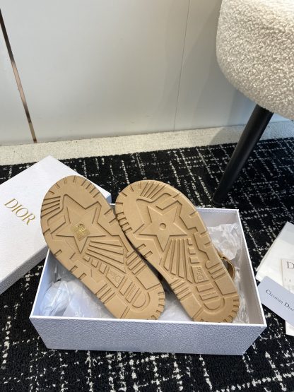 Dior studded flat sandals with a single strap - Image 9