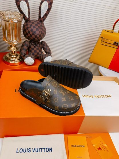 Louis Vuitton monogram bread slippers - Image 9