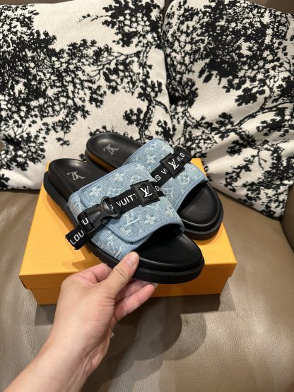 Louis Vuitton Velcro Slippers - Image 9