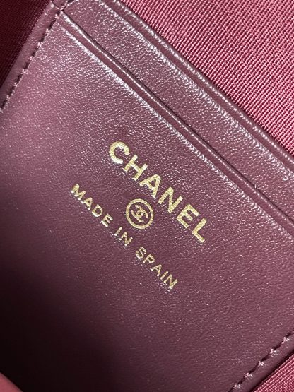 Chanel 24C Mini Litchi Pattern Small Backpack - Image 9