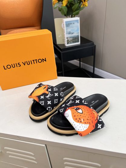 Louis Vuitton ol llow comfort flat sandals - Image 10