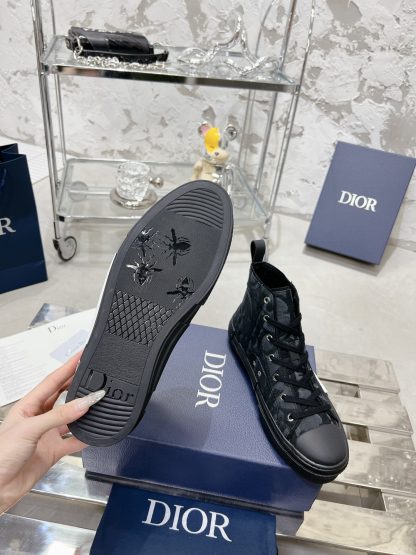 Dior B23 Classic Series Couple High-top Low-top Casual Sports Sneakers Skate Shoes - Image 9