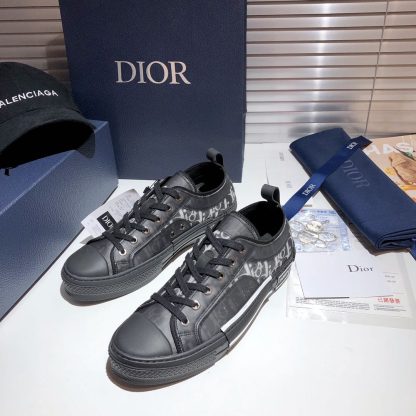 Dior black collaboration casual shoes - Image 9
