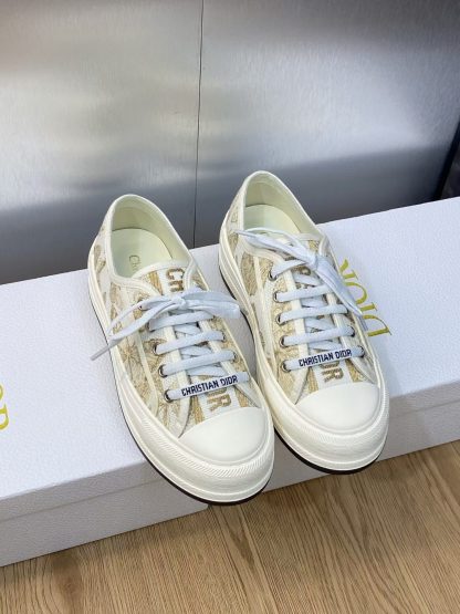 Dior Monogram Embroidered Casual Sneakers - Image 9