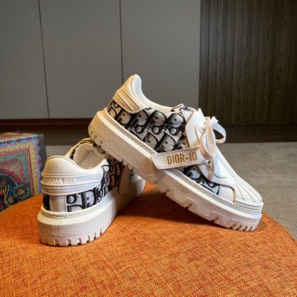 Dior fashionable shell toe white shoes - Image 9