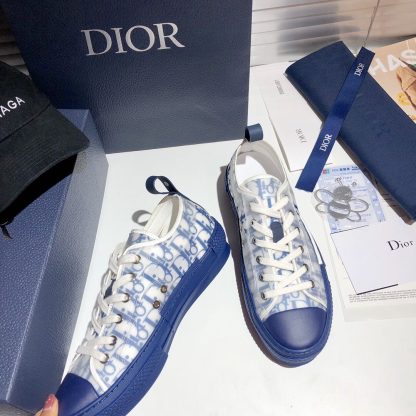 Dior Fashion Print Low-Top Sneakers - Image 9