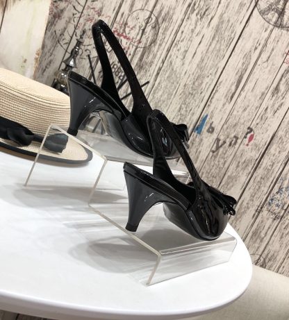 Ysl bow small pointed sandals high heels - Image 8