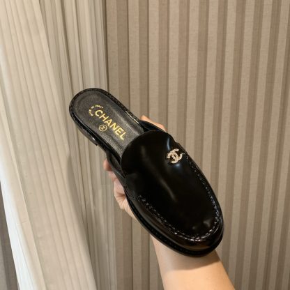 Chanel Early Spring Black Classic Perfect Match Flash Brick Daily Sandals - Image 9