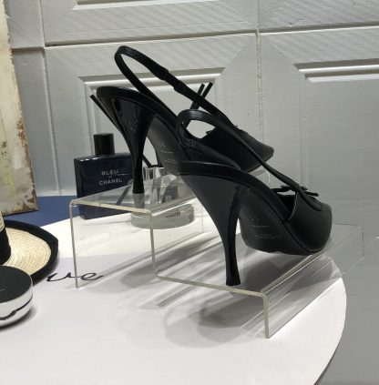 Ysl small square buckle kitten heel high heels - Image 8