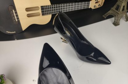 Ysl letter metal heel stylish high heels - Image 8