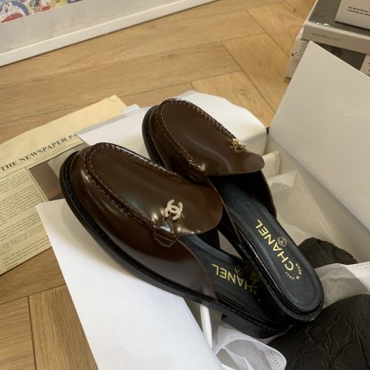 Chanel Early Spring Brown Classic Perfect Match Flash Brick Daily Sandals - Image 9