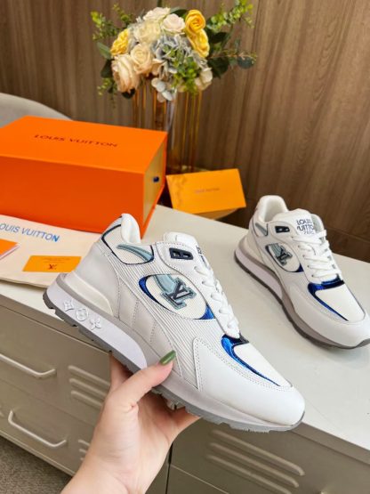 Louis Vuitton breathable diamond mesh sneakers - Image 9