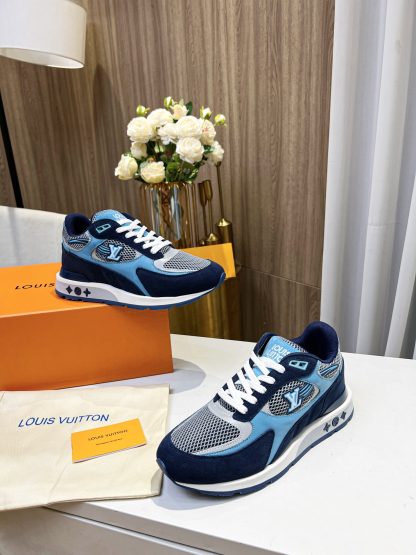 Louis Vuitton breathable diamond mesh sneakers - Image 9
