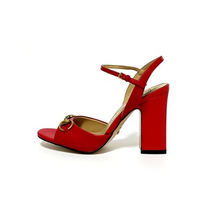 Gucci high heel block heel sandals classic buckle - Image 10