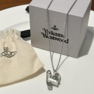 Vivienne Westwood heart pin necklace