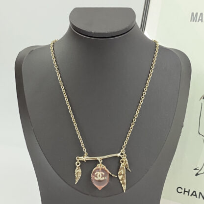 Chanel Vintage Peach Necklace - Image 2