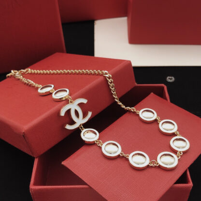 Chanel Glossy Round Necklace - Image 2